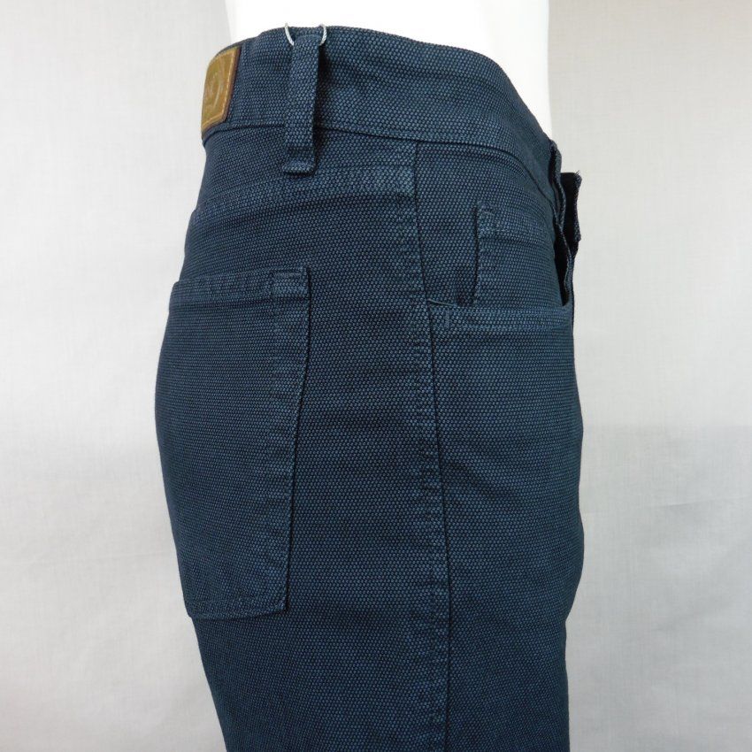 Pantalón 5 bolsillos azul dibujo de West