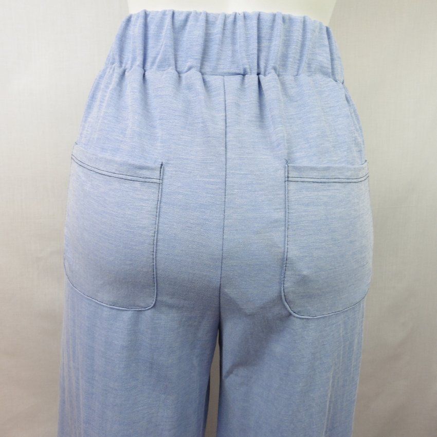 Pantalón ancho azul tejano de WNT Collection