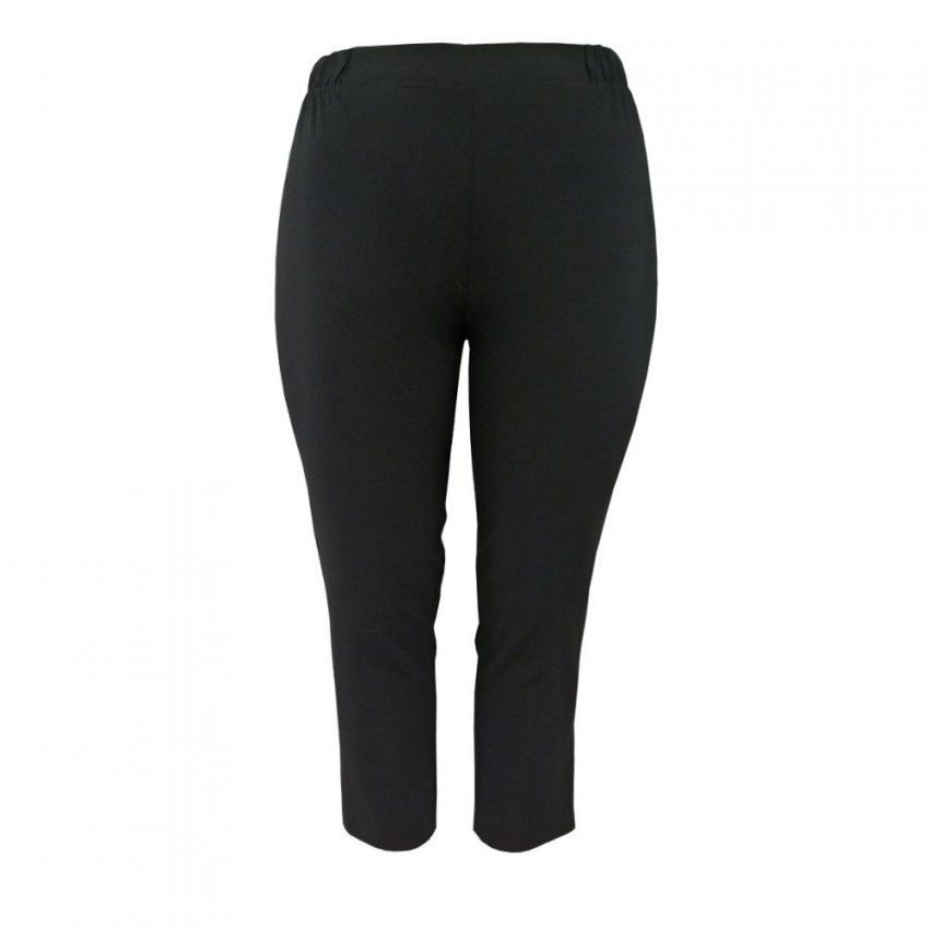 Pantalón tobillero tela negro de SPG Woman