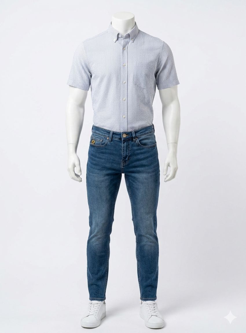 Camisa rayas azules de Corsare
