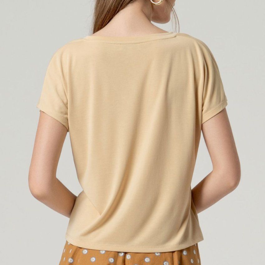 Camiseta modal vainilla de Surkana