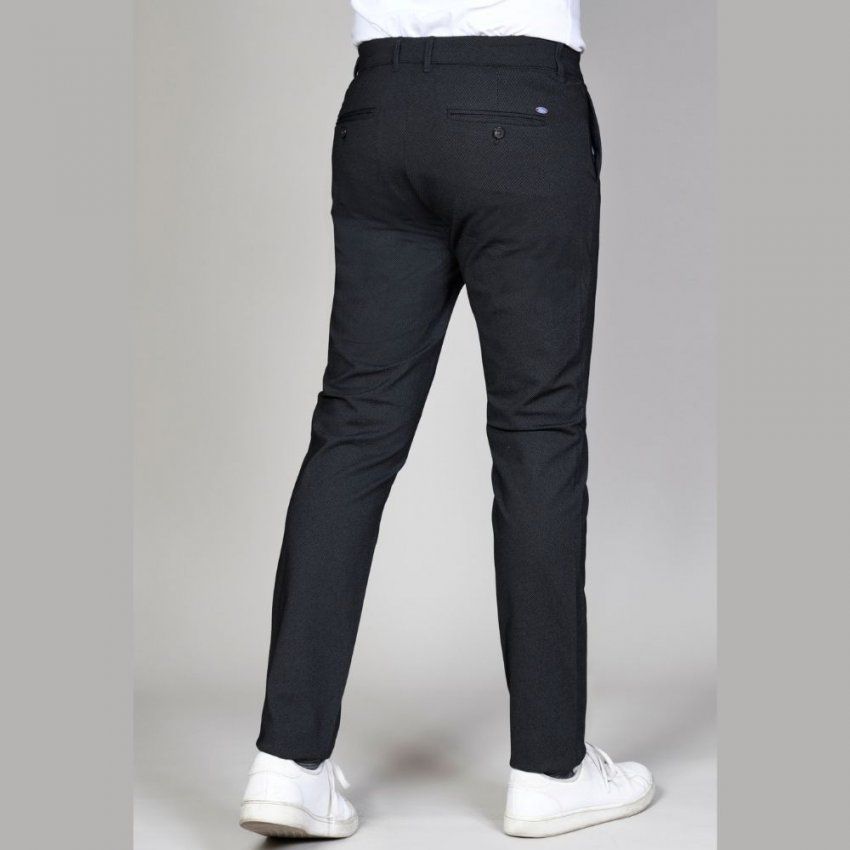 Pantalón negro mini punto de Alexander & Co.
