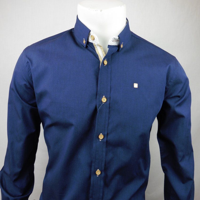 Camisa coderas azul de Yellow Skin
