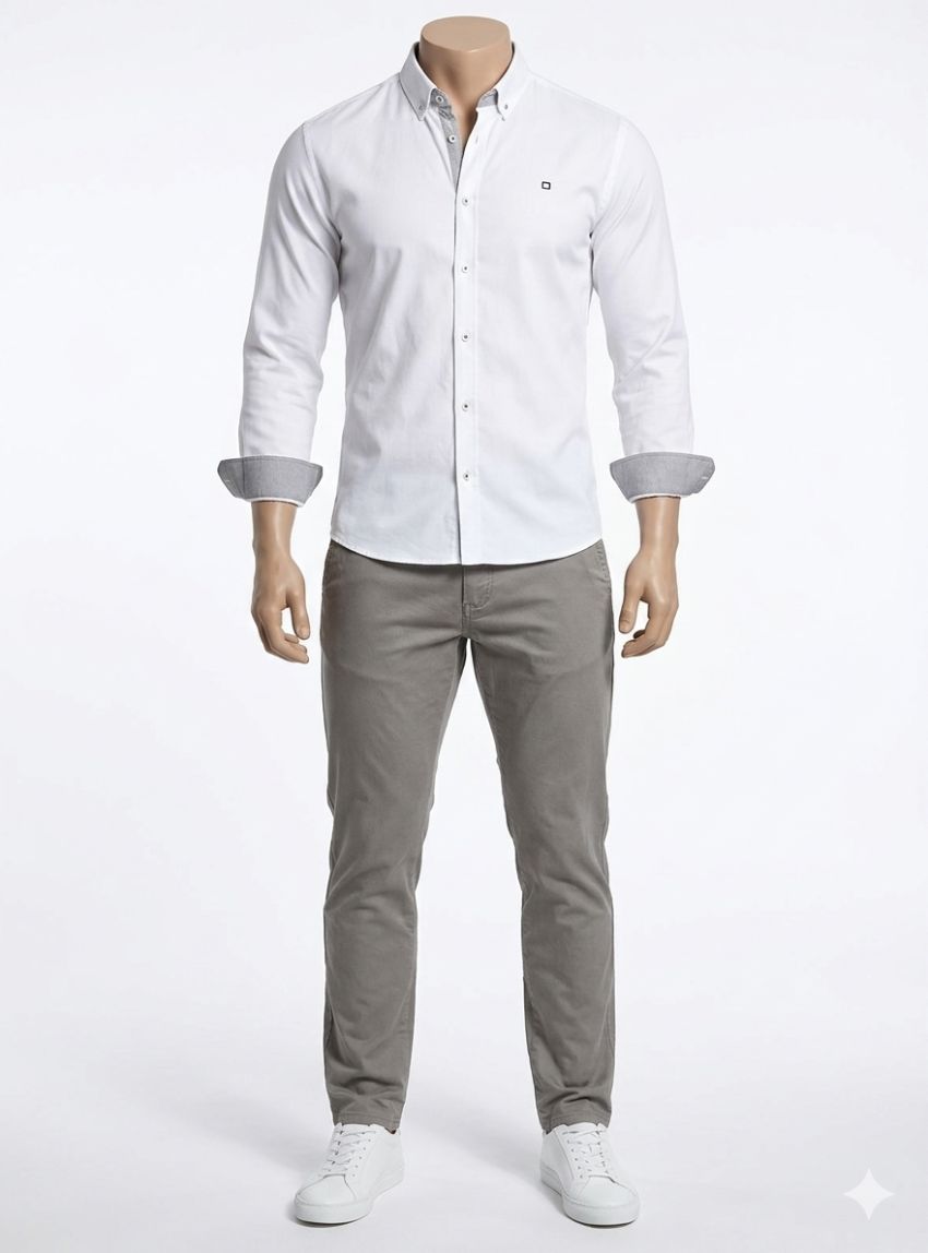 Pantalón gris de Tayron's