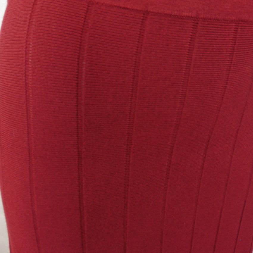 Falda de punto granate de WNT Collection