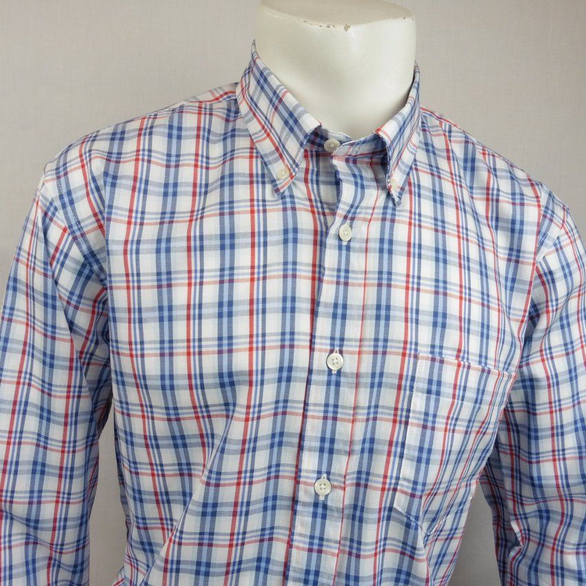 Camisa cuadros azul rojo de VNTO