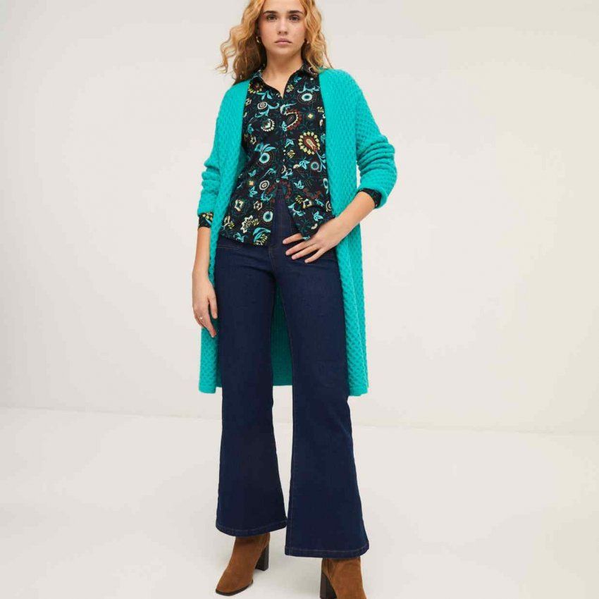 Camisa de punto flores de Surkana