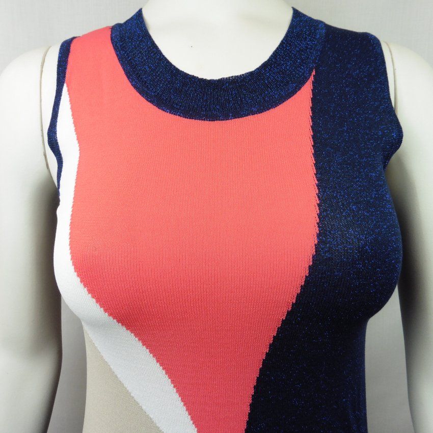 Vestido largo colores punto de WNT Collection