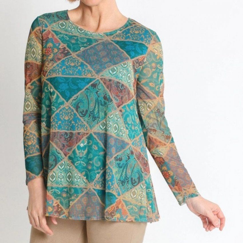 Camiseta tul estampado de Nayat