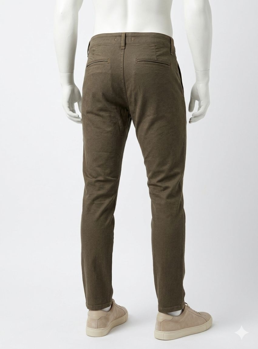 Pantalón camel mini dibujo de West