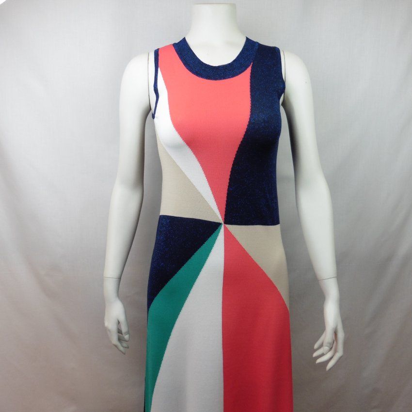 Vestido largo colores punto de WNT Collection
