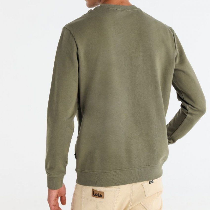 Sudadera verde letras de Lois