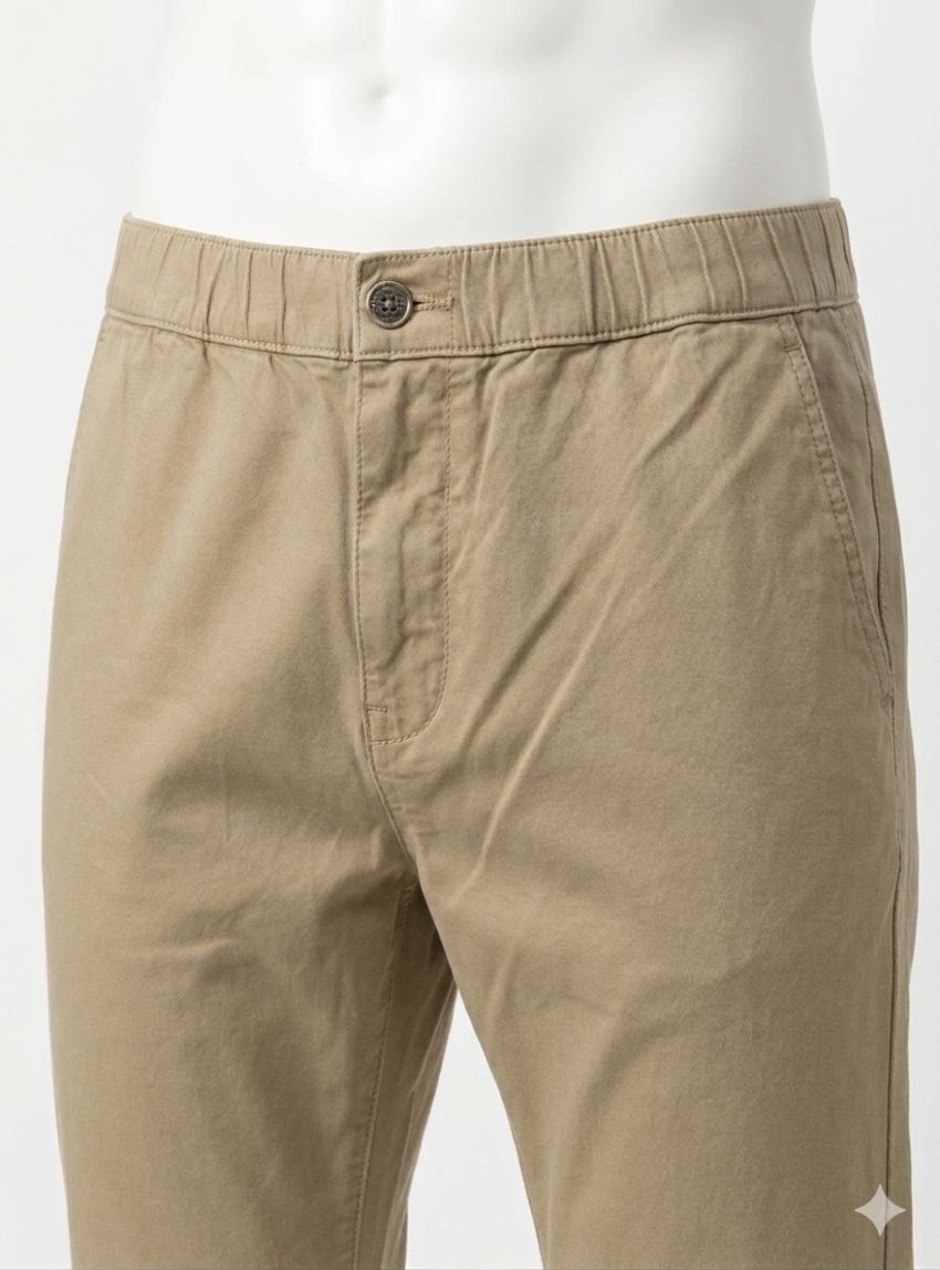 Pantalón goma beige de West