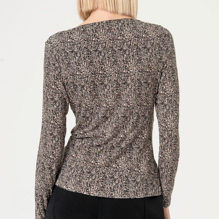 Camiseta mini estampado negro de Surkana