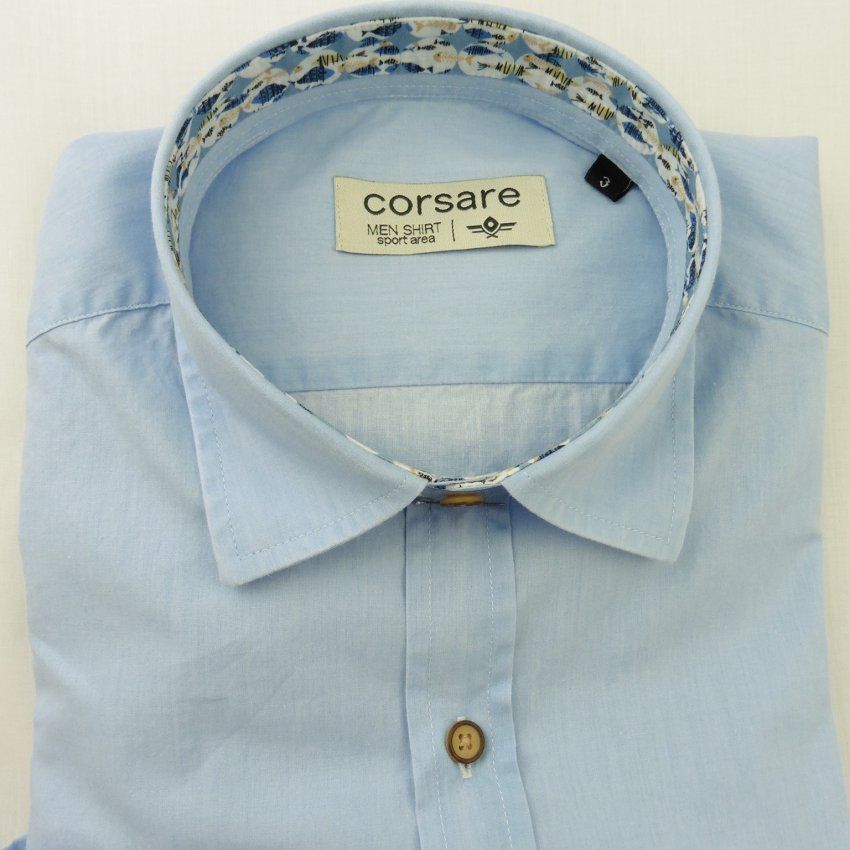 Camisa celeste algodón de Corsare