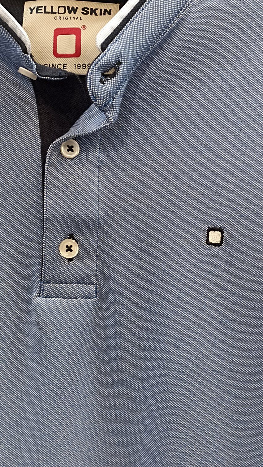 Polo maho azul de Yellow Skin