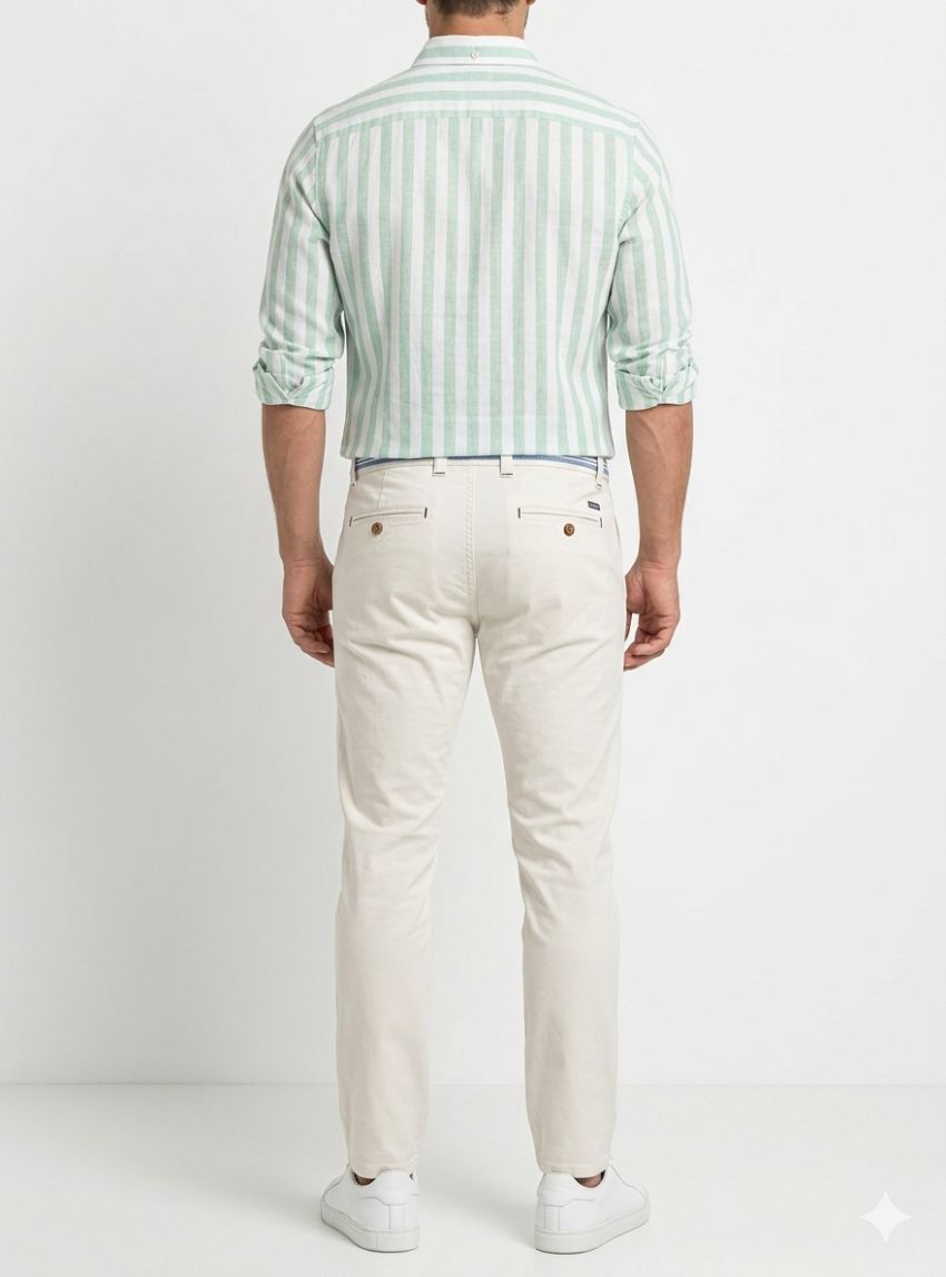 Pantalón blanco de Yellow Skin