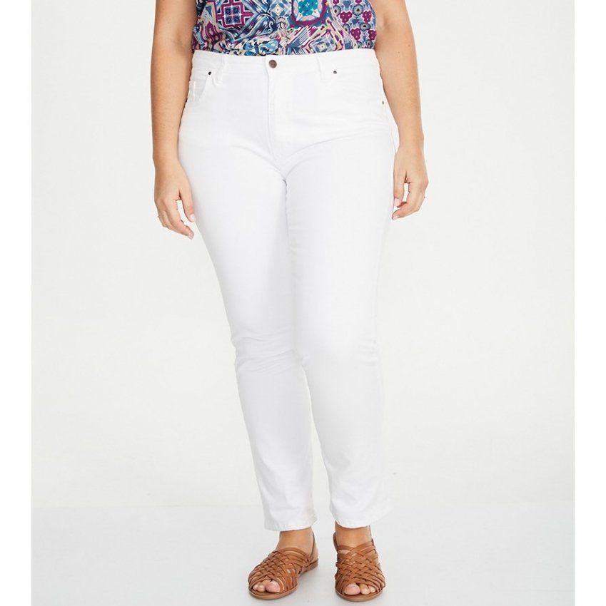 Pantalón 5 bolsillos blanco de SPG Woman