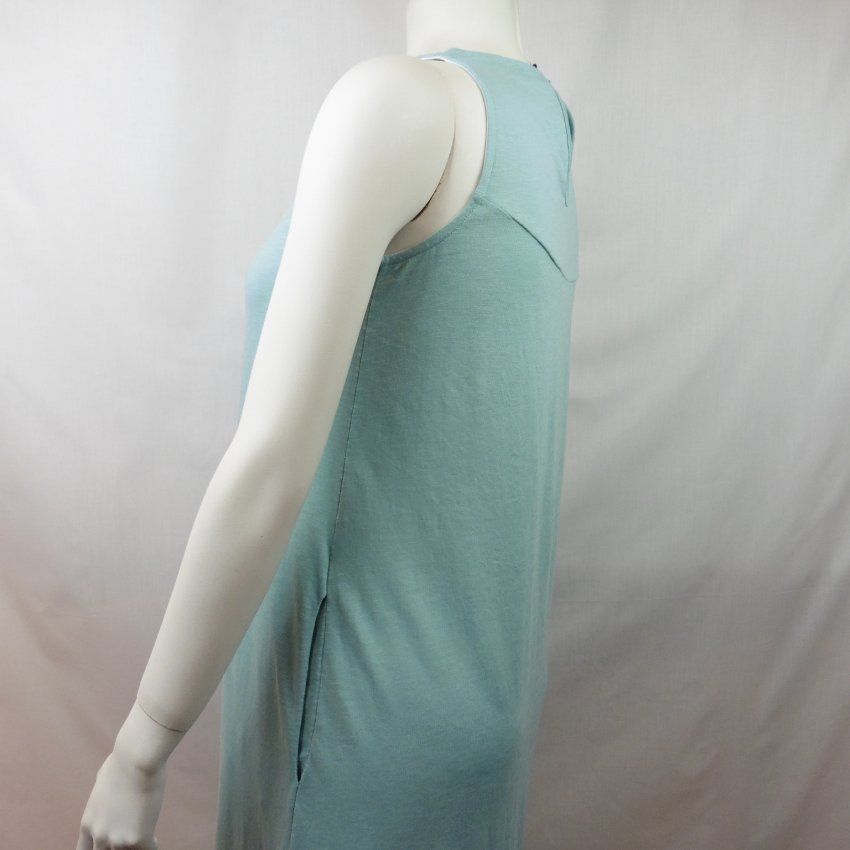 Vestido largo verde agua de WNT Collection