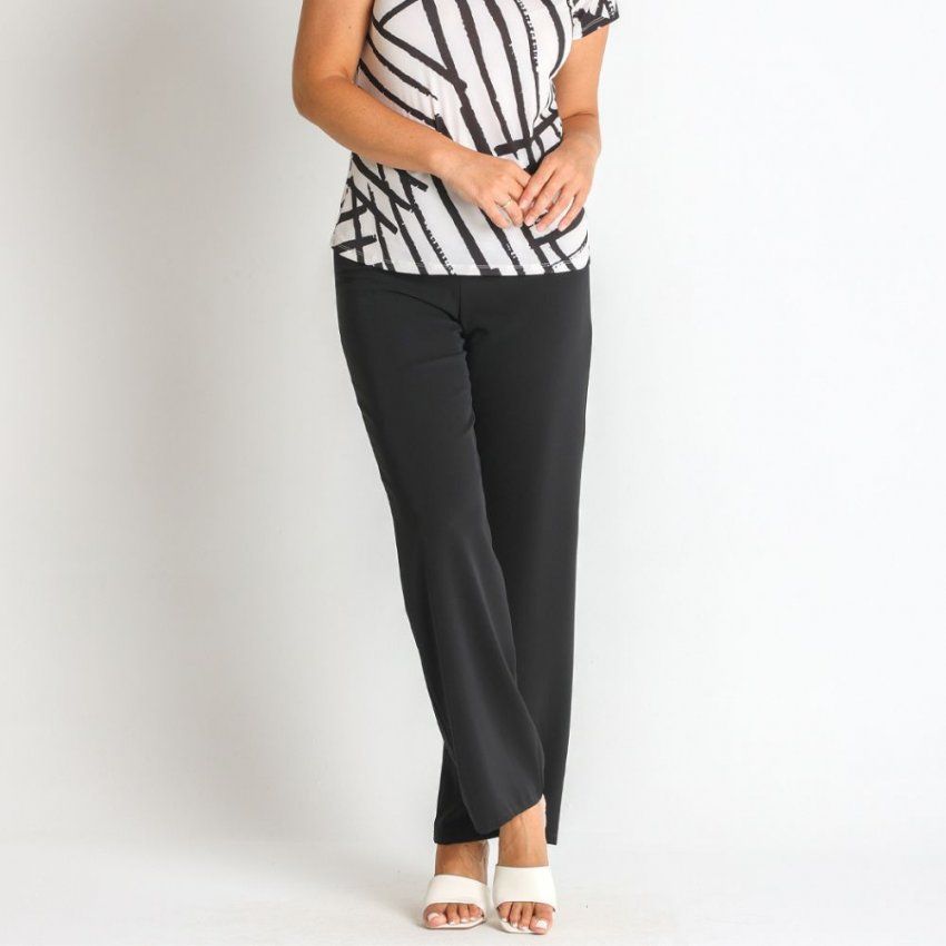 Pantalón fluido negro de Lourdes Castillo