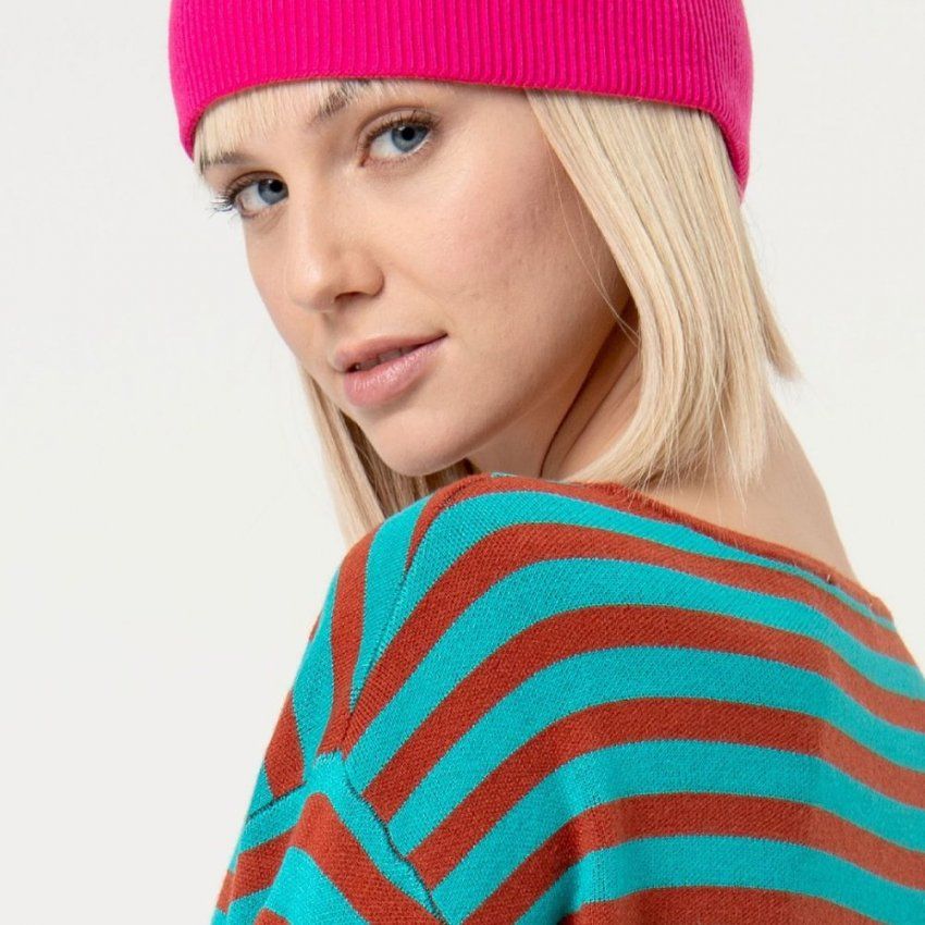 Jersey rayas turquesa de Surkana