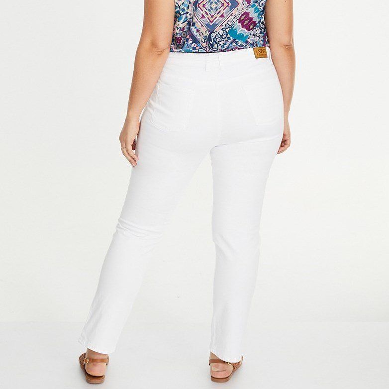 Pantalón 5 bolsillos blanco de SPG Woman