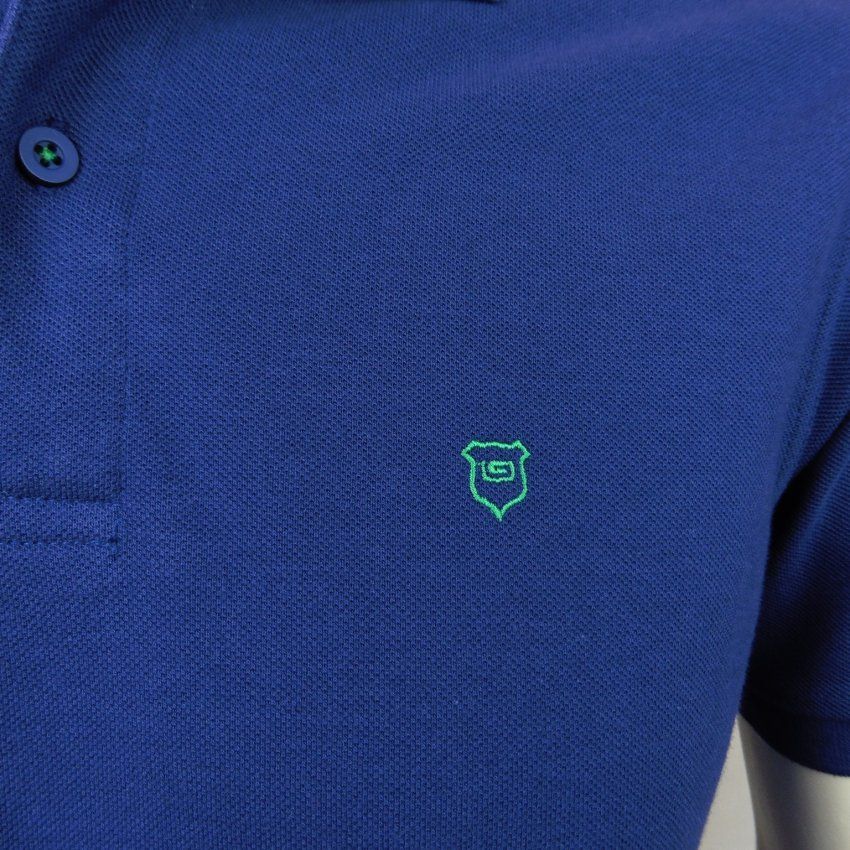 Polo azul tinta de G54