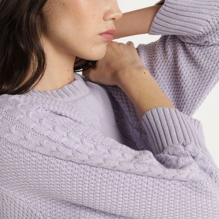 Jersey algodón lila de Lois