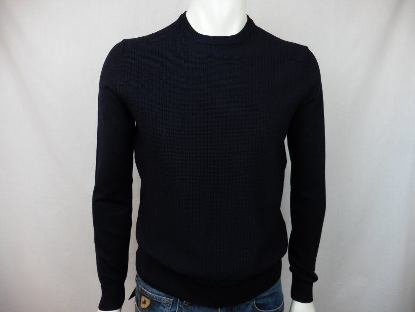 Jersey punto relieve azul marino de Dos Galgos