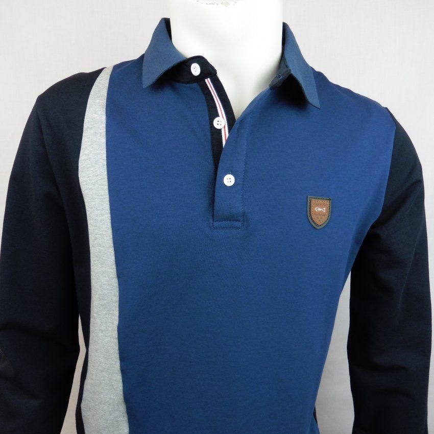 Polo tricolor de Dark & Fish
