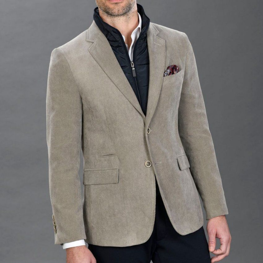 Americana beige de Alexander & Co.