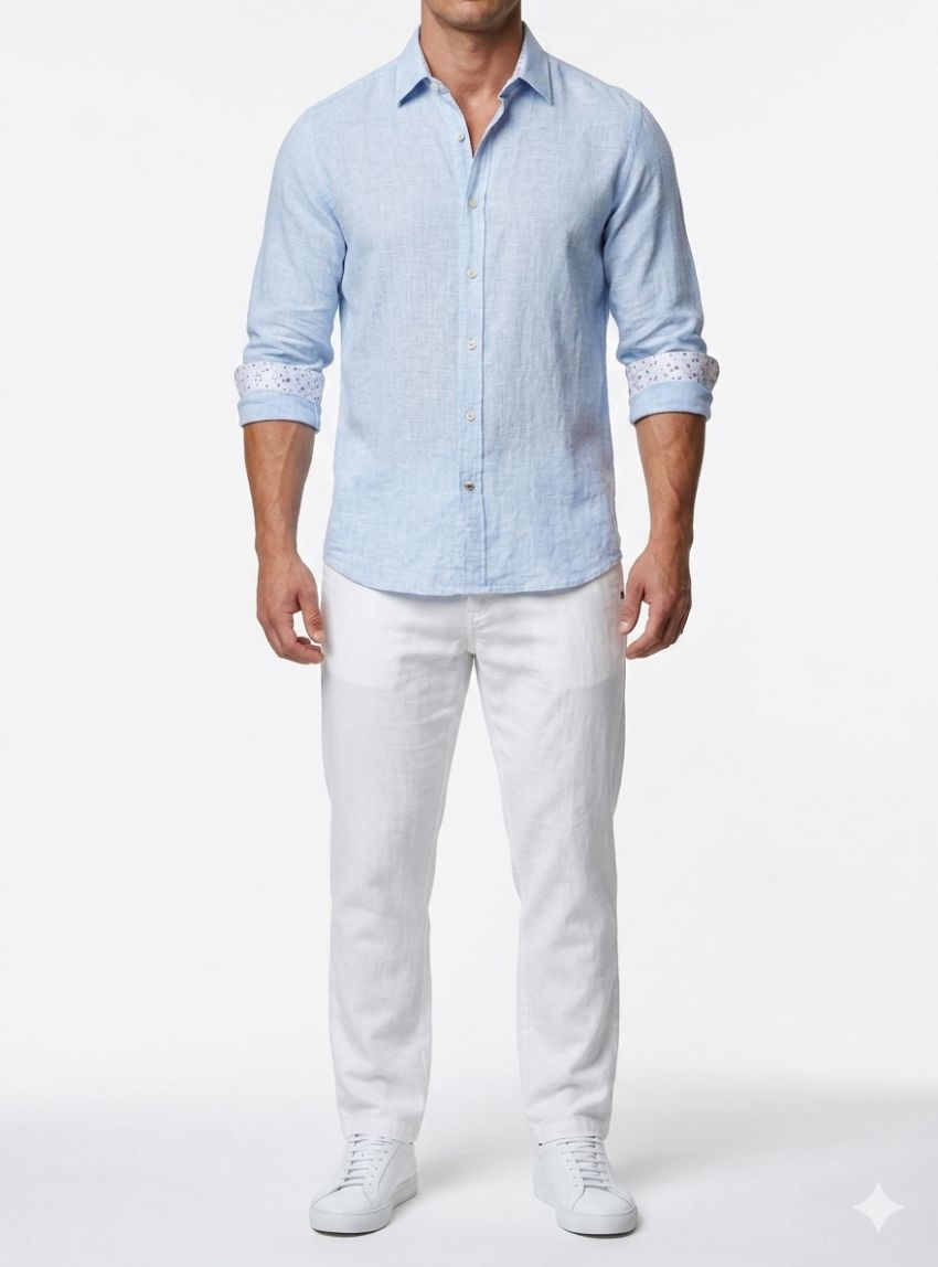 Pantalón blanco de Tayron's