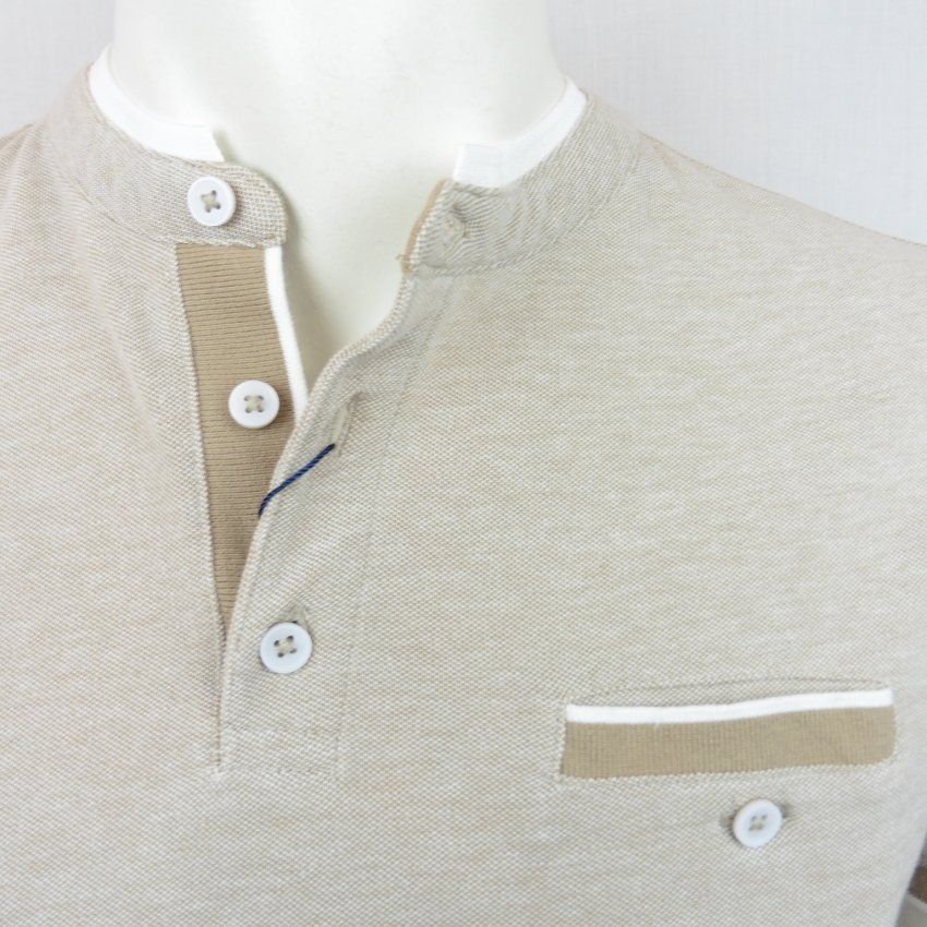 Polo maho beige de Dos Galgos