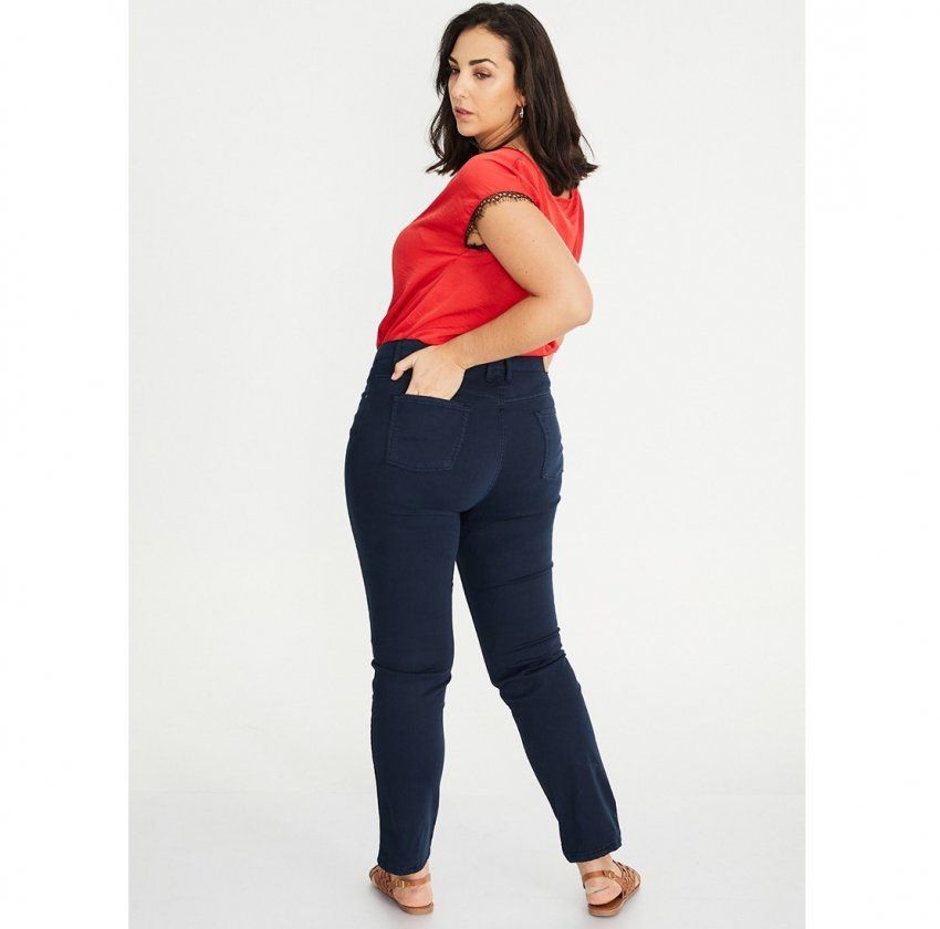 Pantalón 5 bolsillos marino de SPG Woman