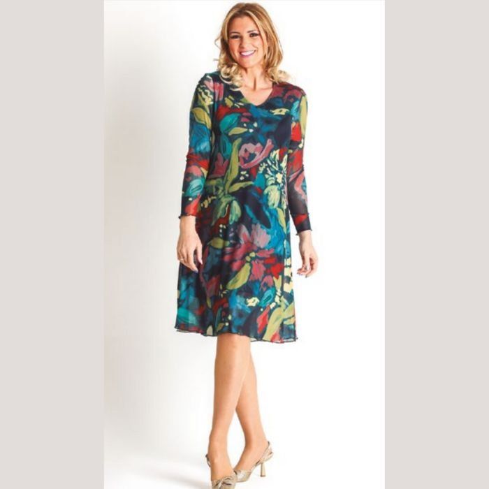Vestido tul estampado de Nayat