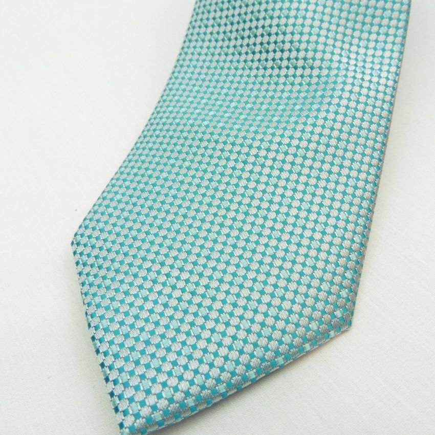 Corbata verde mini cuadros de Boccola