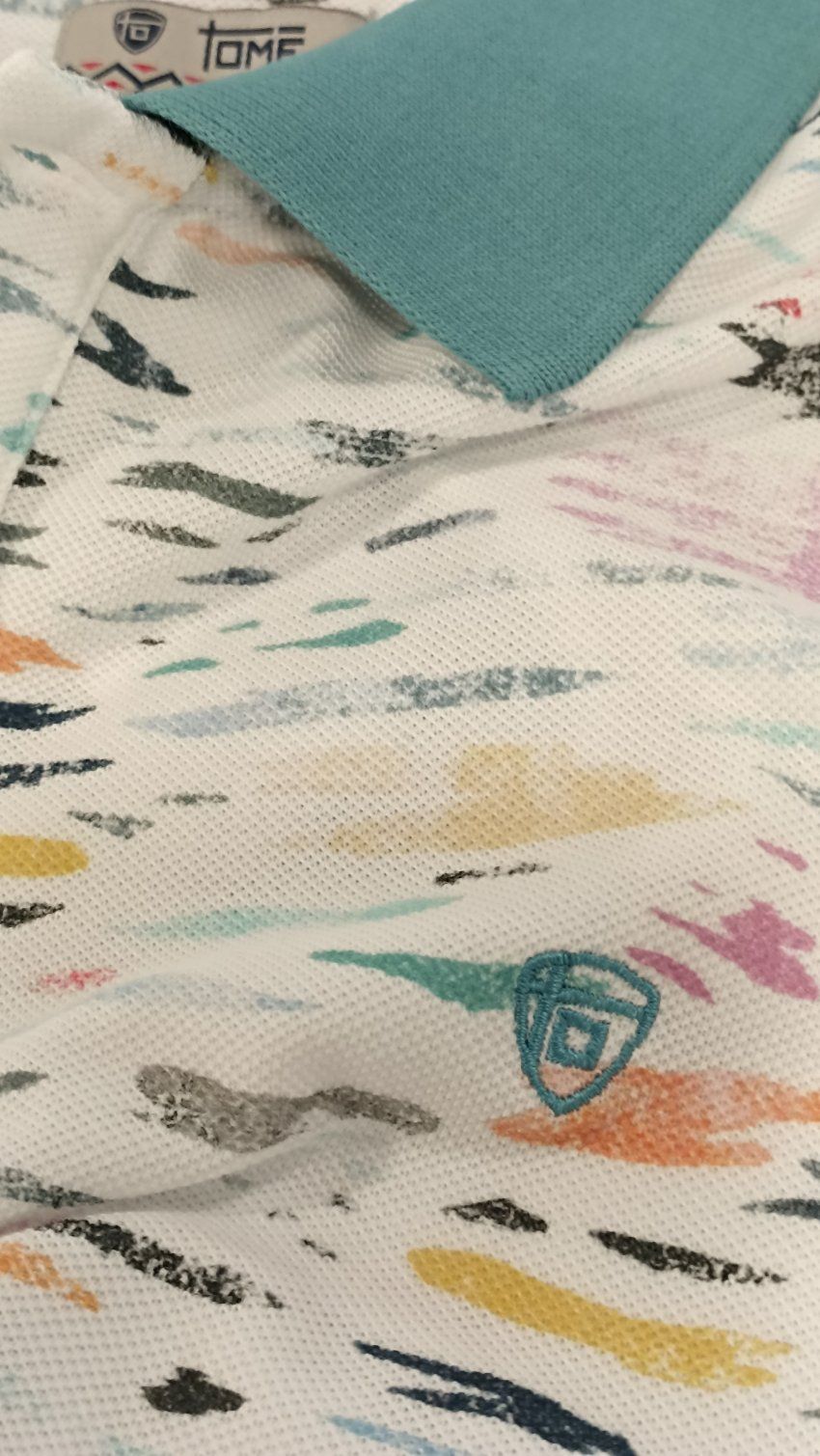 Polo camuflaje multi color de Tomé