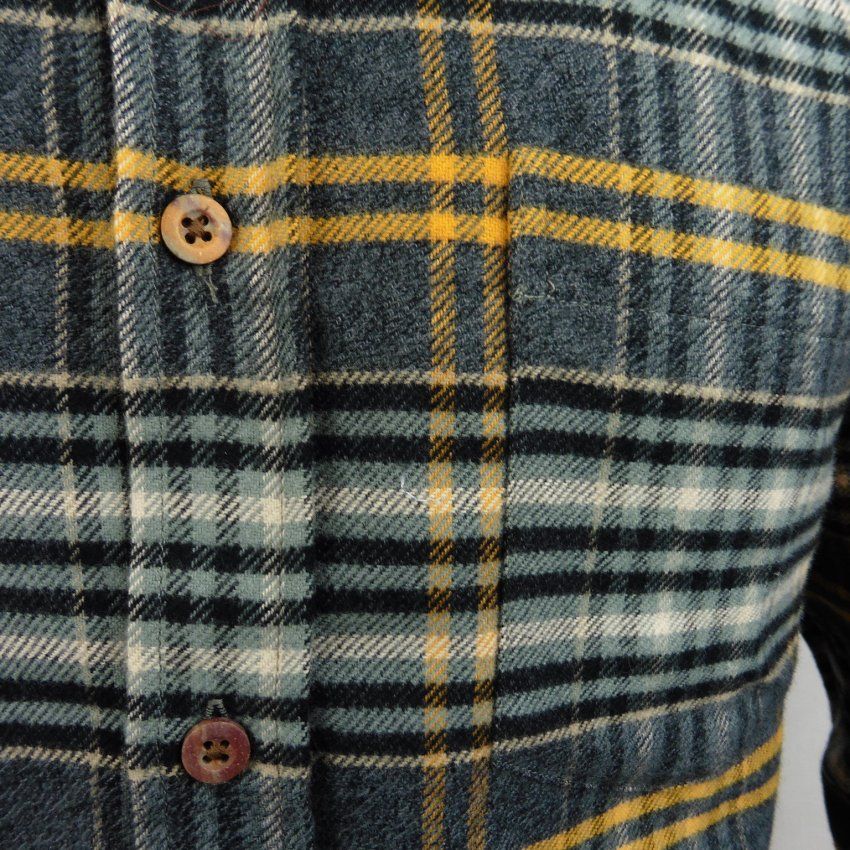 Camisa cuadros gris franela de Corsare