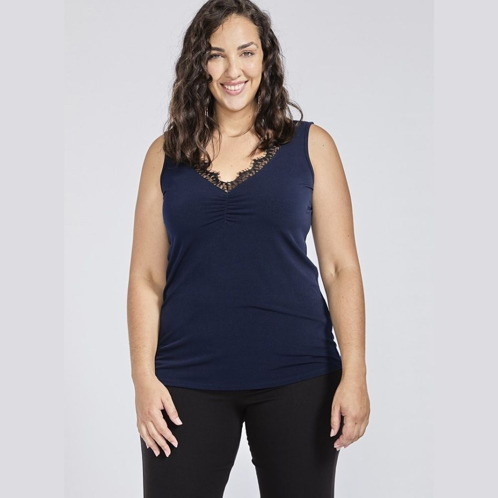 Top lencero 2025 tallas grandes