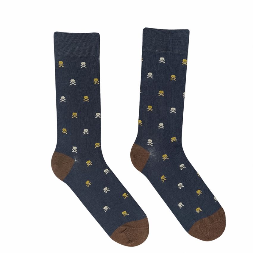 Calcetines calaveras marino de Jorigu