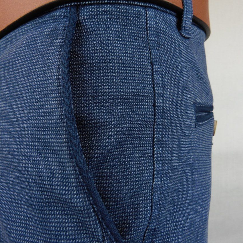 Pantalón mini dibujo azul de Yellow Skin