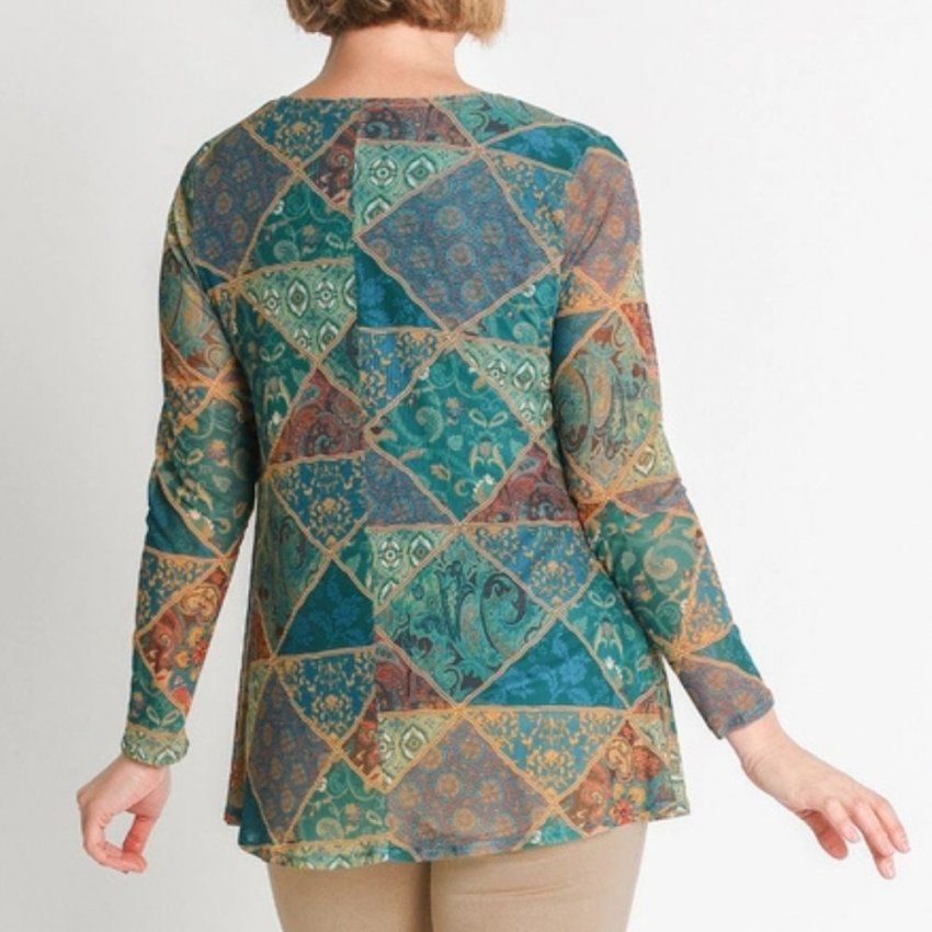 Camiseta tul estampado de Nayat