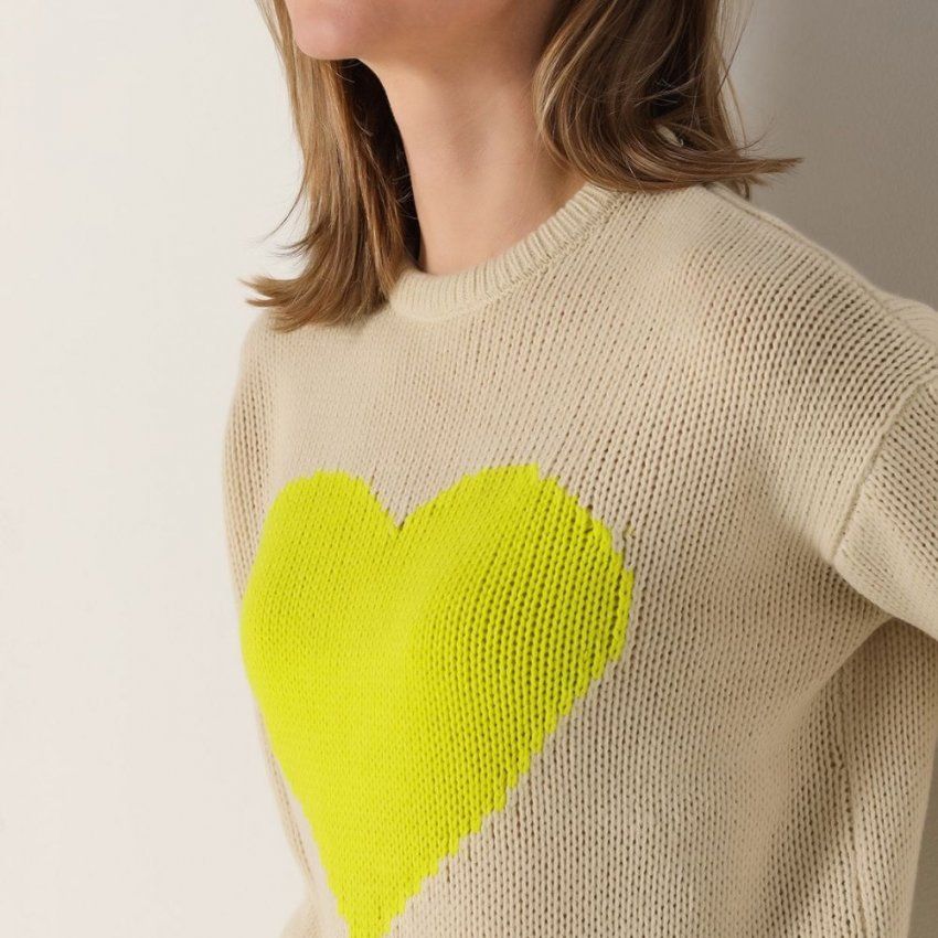 Jersey corazón lima de Lois