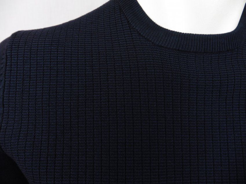 Jersey punto relieve azul marino de Dos Galgos