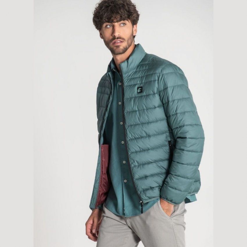 Cazadora acolchado suave verde de Dos Galgos