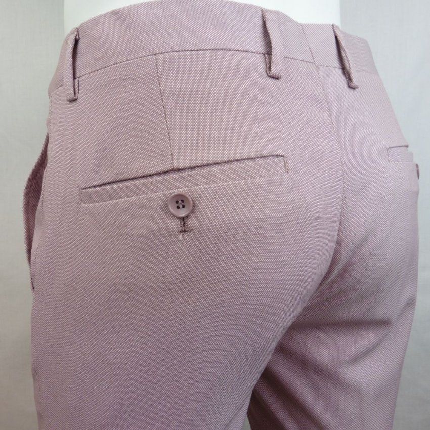 Traje rosa mini dibujo de Alexander & Co.