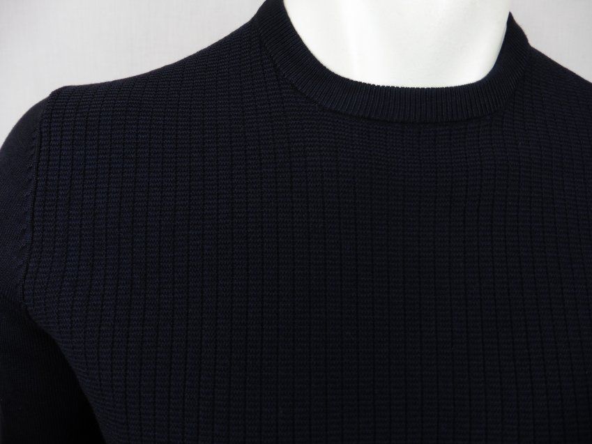 Jersey punto relieve azul marino de Dos Galgos