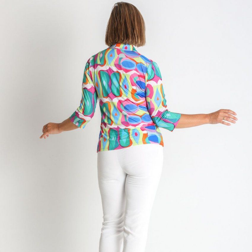 Chaqueta cremallera estampada de Nayat