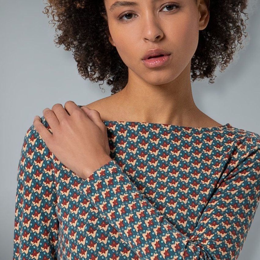 Camiseta estampado tulipanes de Surkana