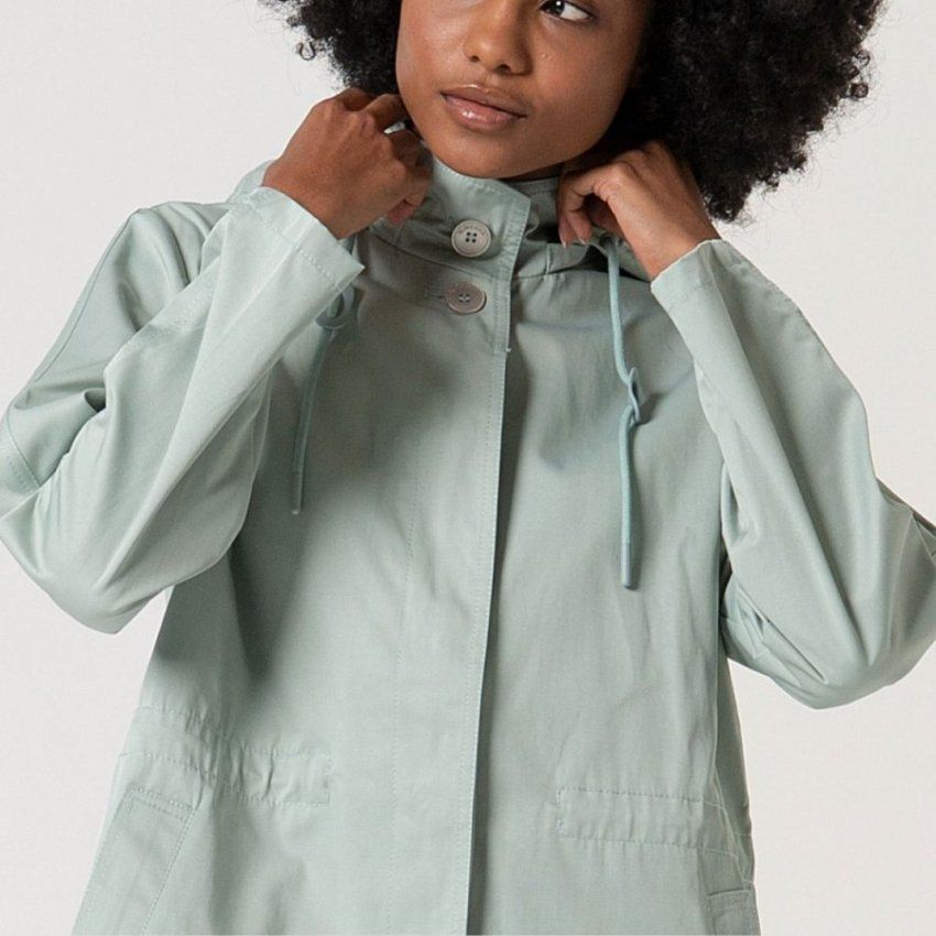 Cazadora algodón verde claro de Surkana